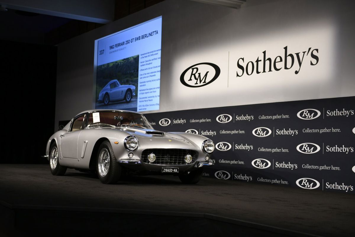 1962 Ferrari 250 GT SWB Berlinetta offered at RM Sotheby’s Monterey live auction 2019